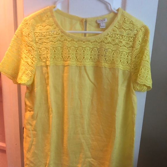 Yellow Linen Top - Picture 1 of 2